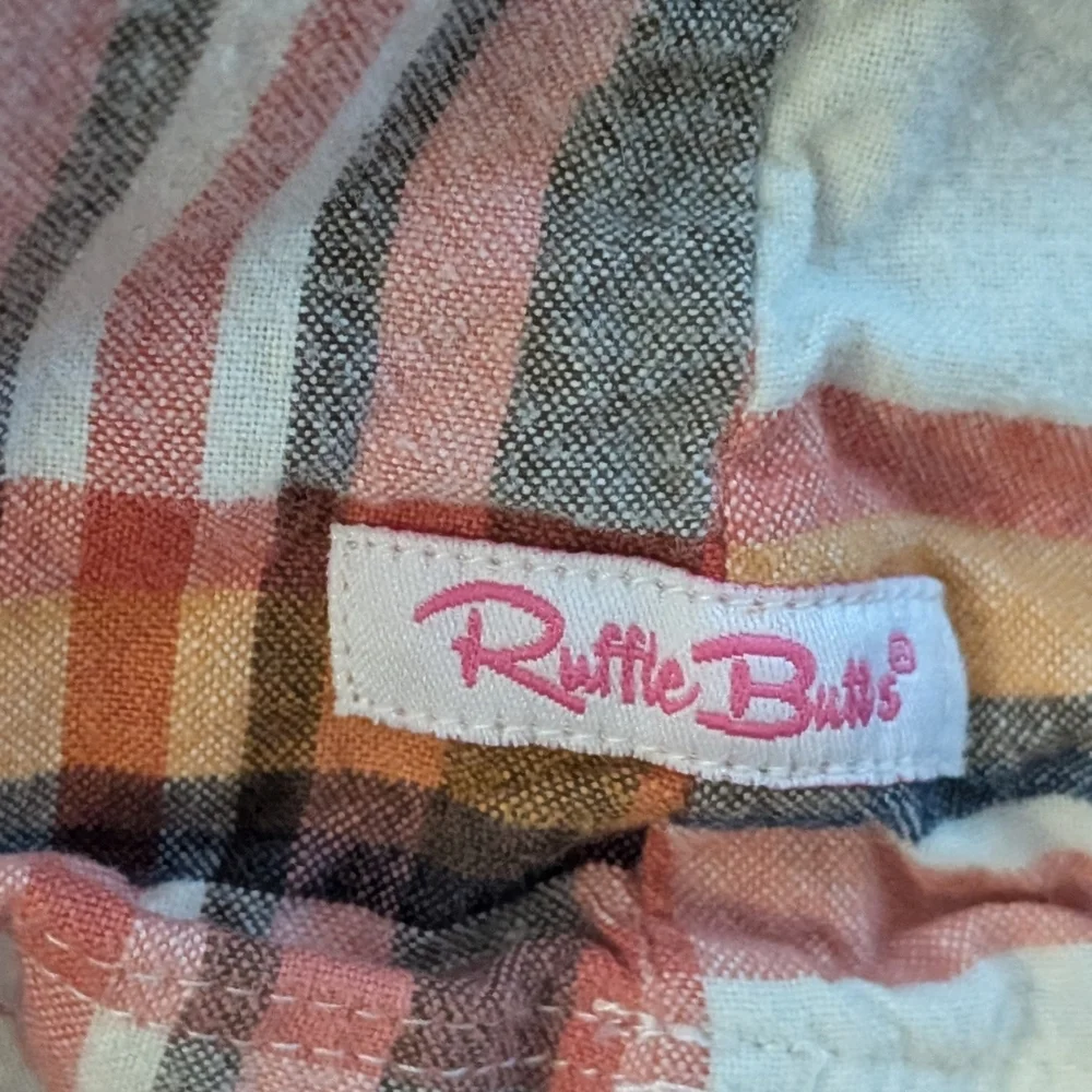 Ruffle Butts Plaid Jumper and Layering Shirt